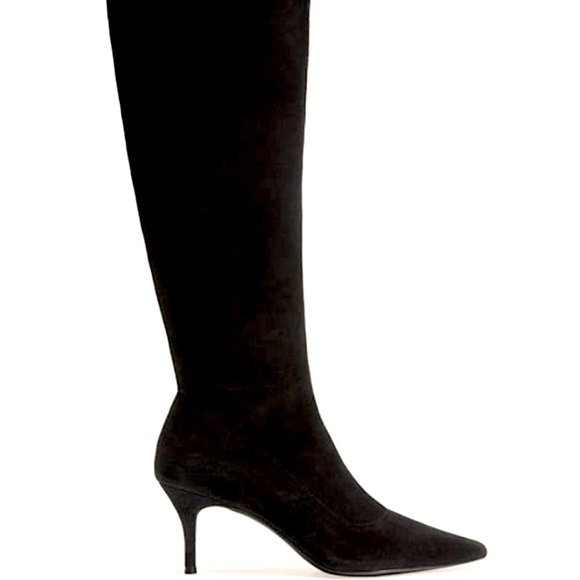 Reformation Shoes - REFORMATION SUEDE KNEE BOOTS